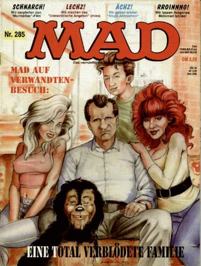 Cover of Eine total verblödete Familie
