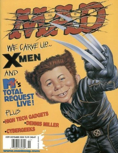 Cover of We Carve Up X-Men and MTV's Total Request Live!