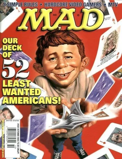 Cover of Our Deck of 52 Least Wanted Americans!