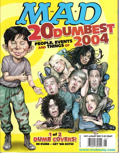 Cover of The 20 Dumbest People, Events and Things of 2004