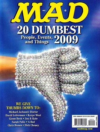 Cover of 20 Dumbest People, Events, And Things 2009