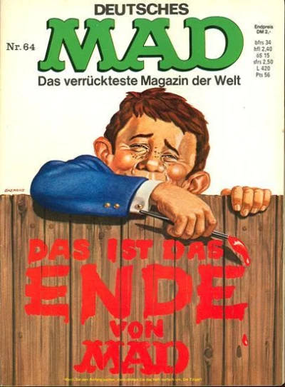 Cover of Das ist das Ende von Mad