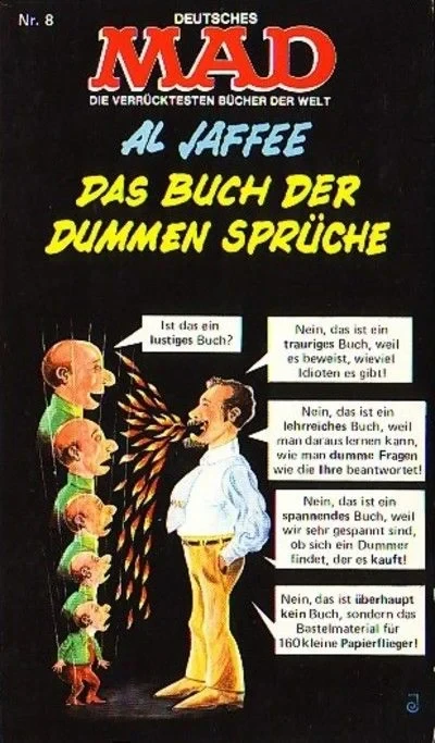 Cover of Al Jaffee: Das Buch der dummen Sprüche