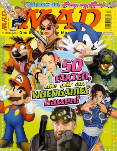 Cover of 50 Fakten, die Wir an Videogames Hassen!
