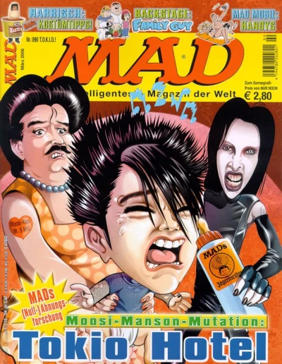 Cover of Moosi-Manson-Mutation : Tokio Hotel