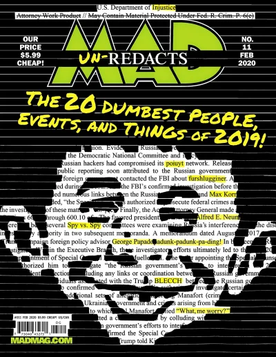 Cover of The 20 Dumbest People, Events and Things of 2019!