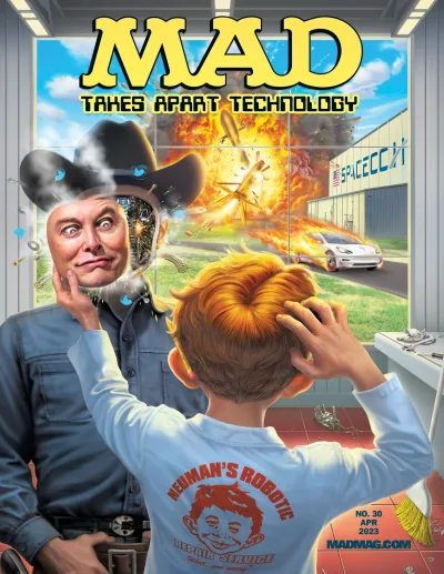 Cover of MAD Takes Apart Technology