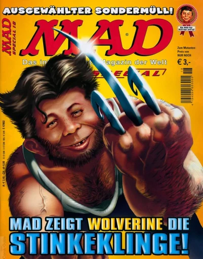 Cover of Mad Zeigt Wolverine die Stinkeklinge!