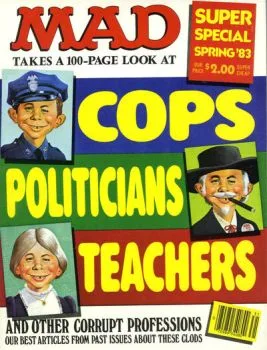 Cover of Cops Politicians Teachers and Other Corrupt Professions