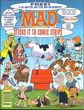 Cover of Mad Sticks It to Comic Strips