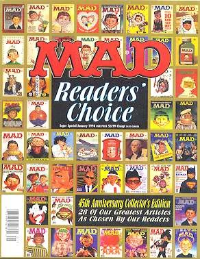 Cover of Mad Readers Choice : 45th Anniversary Collectors Edition