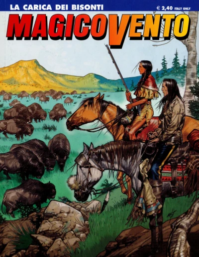 Cover of La carica dei bisonti