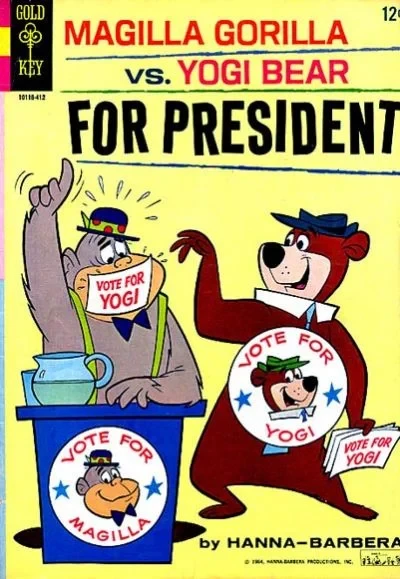 Cover of Magilla Gorilla vs. Yogi Bear For President