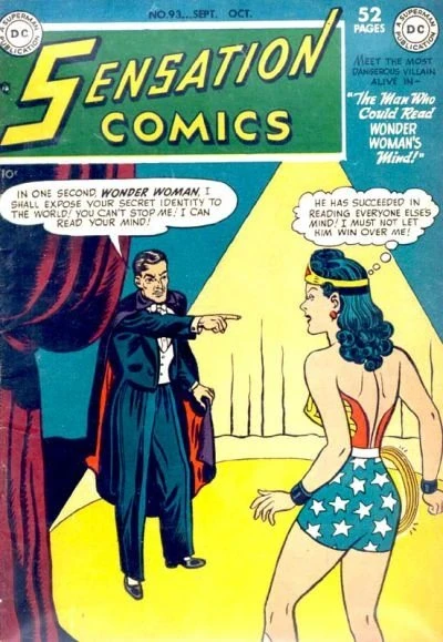 Cover of Man That Could Read Wonder Woman's Mind