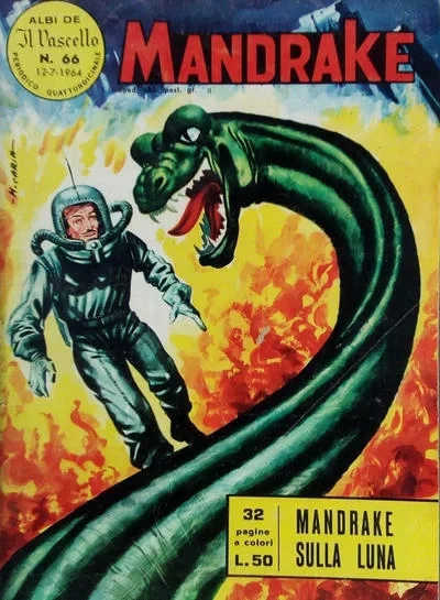 Cover of Mandrake sulla Luna