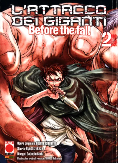 Cover of L'attacco dei giganti - Before the fall 2