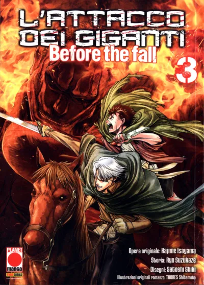 Cover of L'attacco dei giganti - Before the fall 3