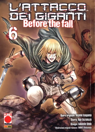 Cover of L'attacco dei giganti - Before the fall 6