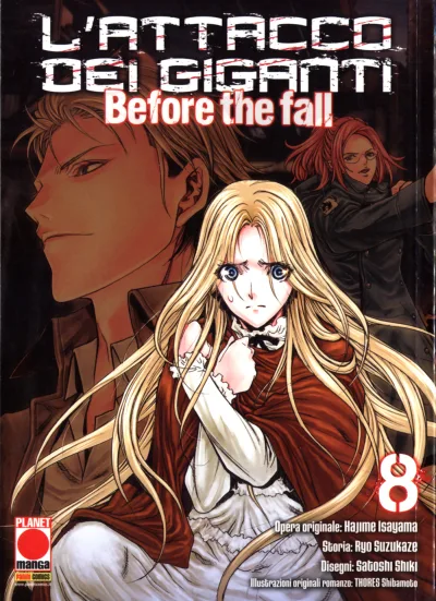 Cover of L'attacco dei giganti - Before the fall 8