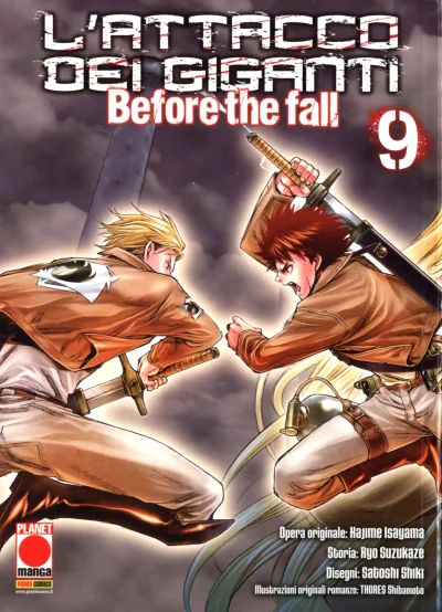 Cover of L'attacco dei giganti - Before the fall 9