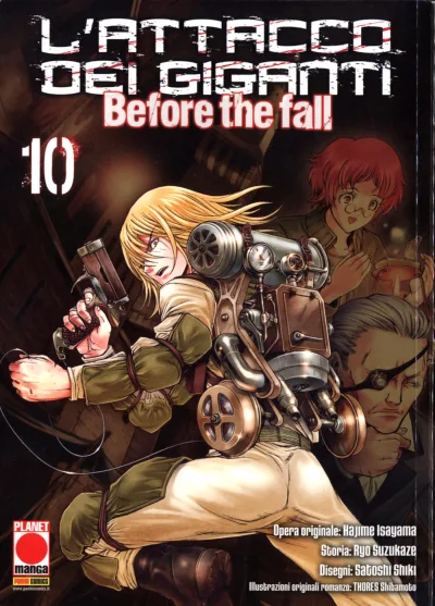 Cover of L'attacco dei giganti - Before the fall 10