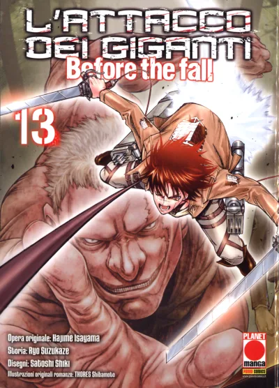 Cover of L'attacco dei giganti - Before the fall 13
