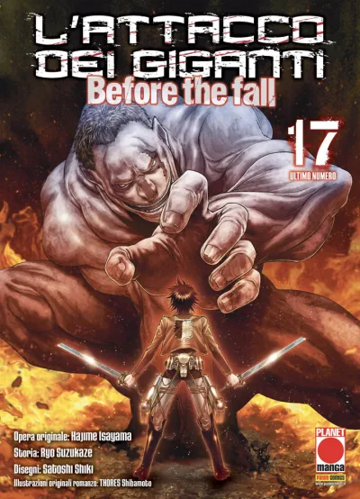 Cover of L'attacco dei giganti - Before the fall 17