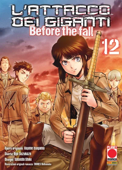 Cover of L'attacco dei giganti - Before the fall 12