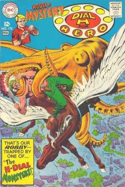 Cover of Manhunter's Stolen Identity!; The Monsters from the H-Dial!