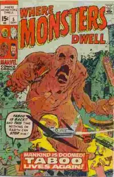 Cover of Mankind is Doomed!  Taboo Lives Again!