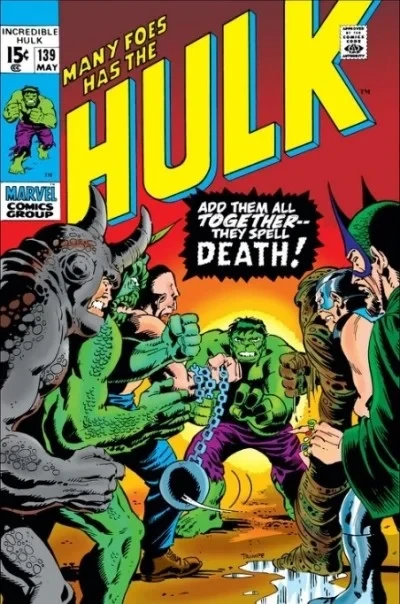 Cover of Many Foes Has the Hulk