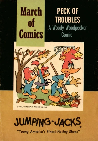 Cover of Peck of Troubles : A Woody Woodpecker Comic