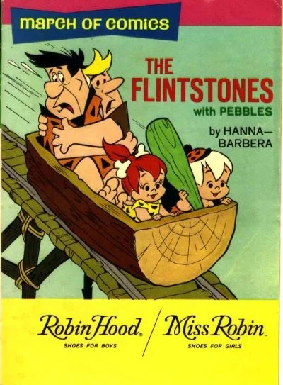 Cover of The Flintstones with Pebbles by Hanna-Barbera