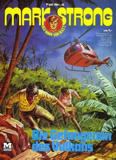 Cover of Die Gefangenen des Vulkans