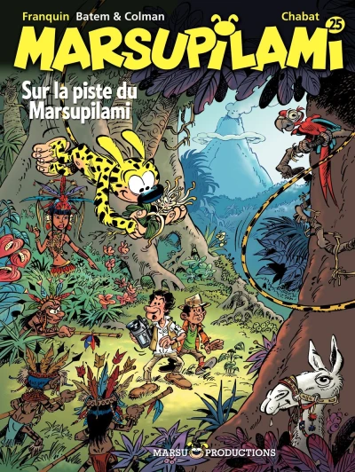 Cover of Sur la piste du Marsupilami