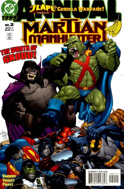 Cover of JLAPE: Gorilla Warfare! - Part 8 of 8: The Wrath of Grodd!