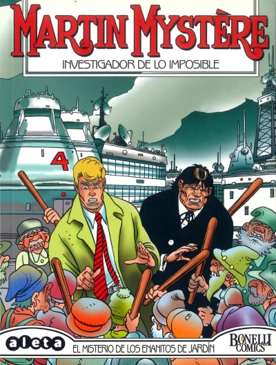 Cover of El misterio de los enanitos de jardín