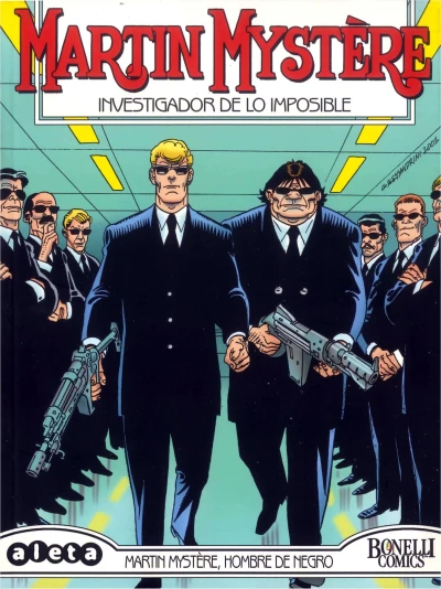 Cover of Martin Mystère, hombre de negro