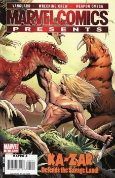 Cover of Vanguard 5 of 12:Alternative P.O.V.; Savage Land 1 of 3; Breaking Away: A Wrecking Crew Story; Weapon Omega Part 5 of 12