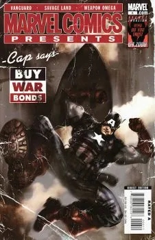 Cover of Vanguard 6 of 12: Unintended Consequences; Savage Land Part 2 of 3: Alliances; Captain America:4F One Shot;  Weapon Omega Part 6 of 12