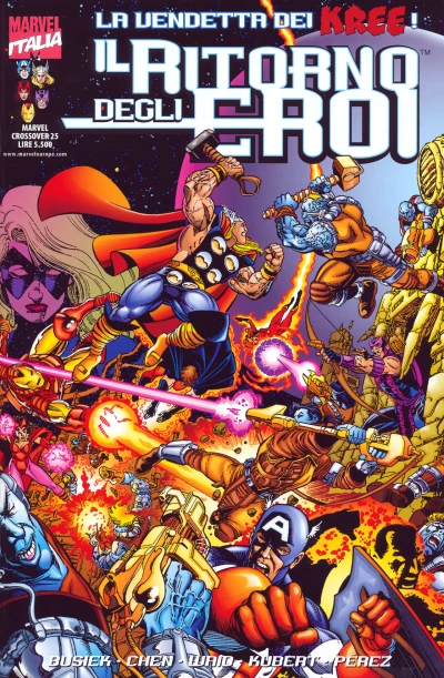 Cover of Il ritorno degli eroi: La vendetta dei Kree!