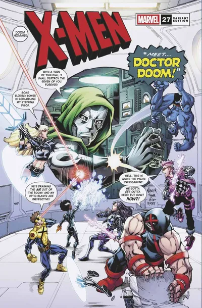 Cover of Todd Nauck Doom Homage Variant
