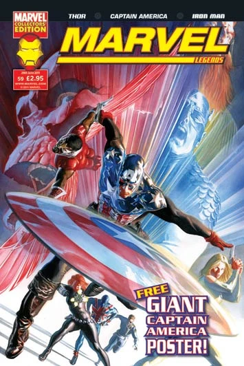Cover of Free Giant Captain America Poster Inside