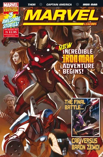Cover of Incredible Iron Man Story Starts Here