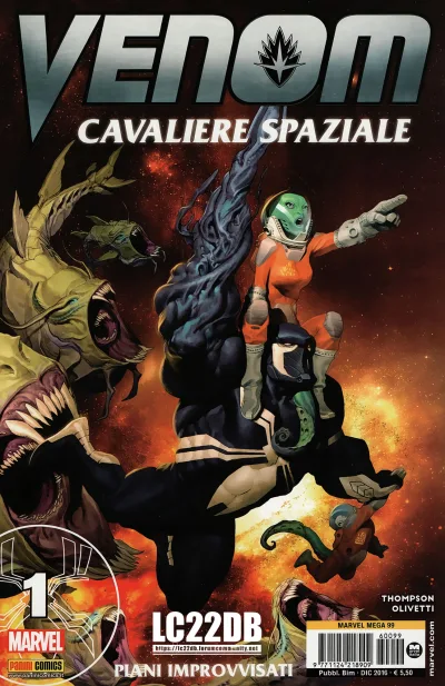 Cover of Venom cavaliere spaziale 1: Piani improvvisati