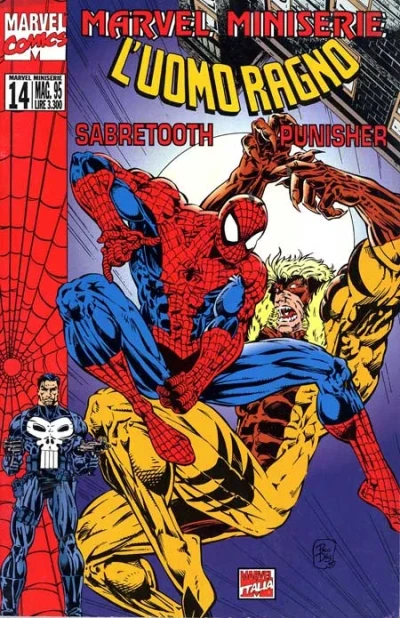 Cover of l'Uomo Ragno - Sabretooth - pubisher
