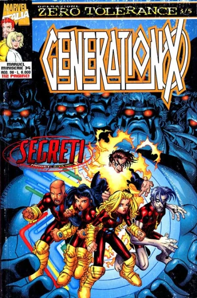Cover of Operazione Zero Tolerance - Generation X - Segreti
