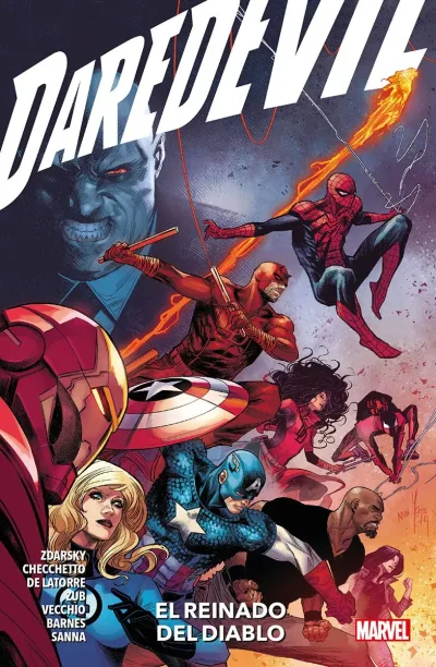 Cover of Daredevil 8 ; El reinado del diablo