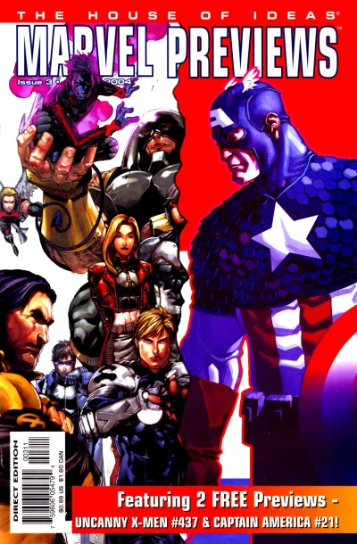 Cover of Captain America #21 & Uncanny X-Men #437