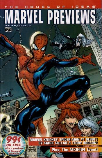 Cover of Marvel Knights' Spider-Man #1 Debuts